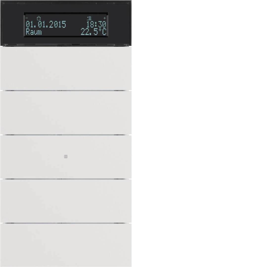 B.IQ 5 kanaler hvit med termostat