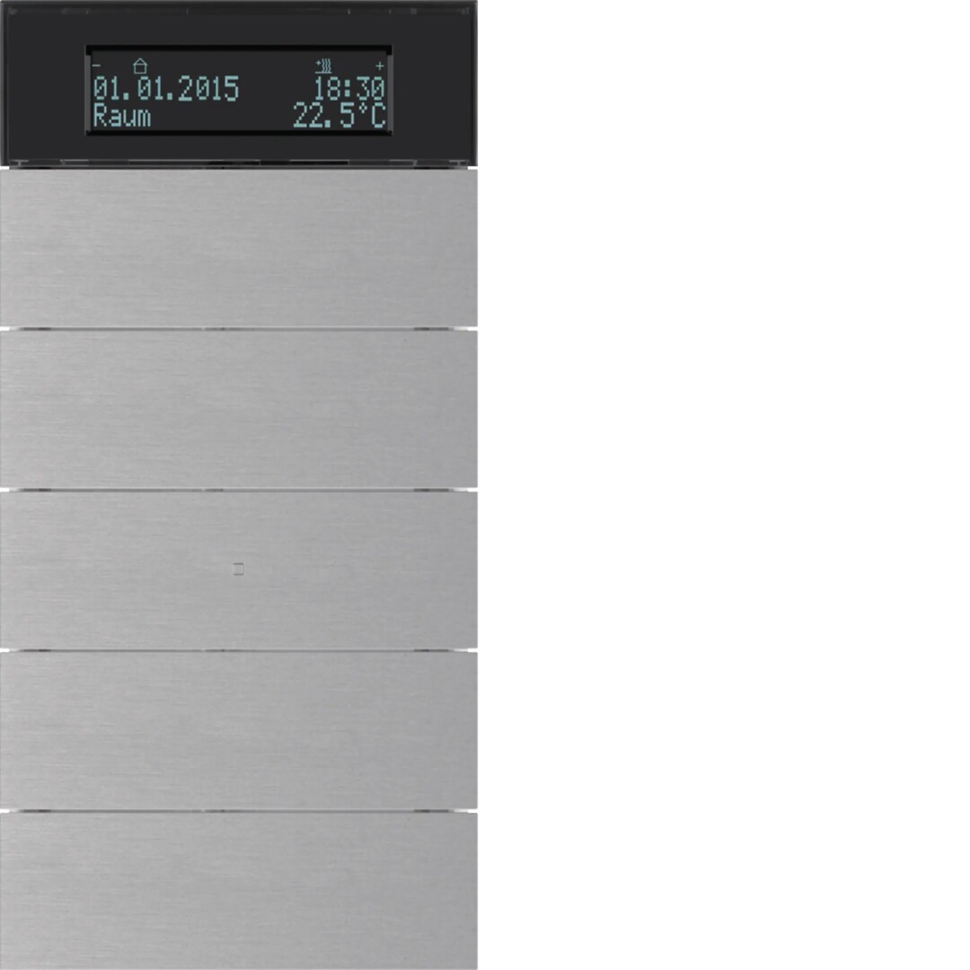 B.IQ 5 kanaler aluminium med termostat
