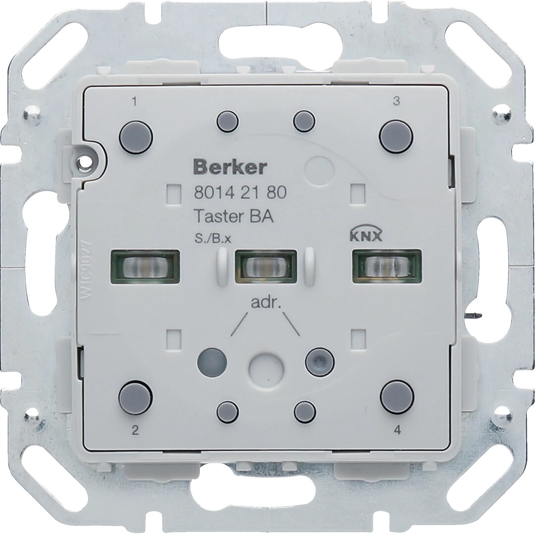 KNX bryter 2 kanaler S.1/B.X med integrert BCU