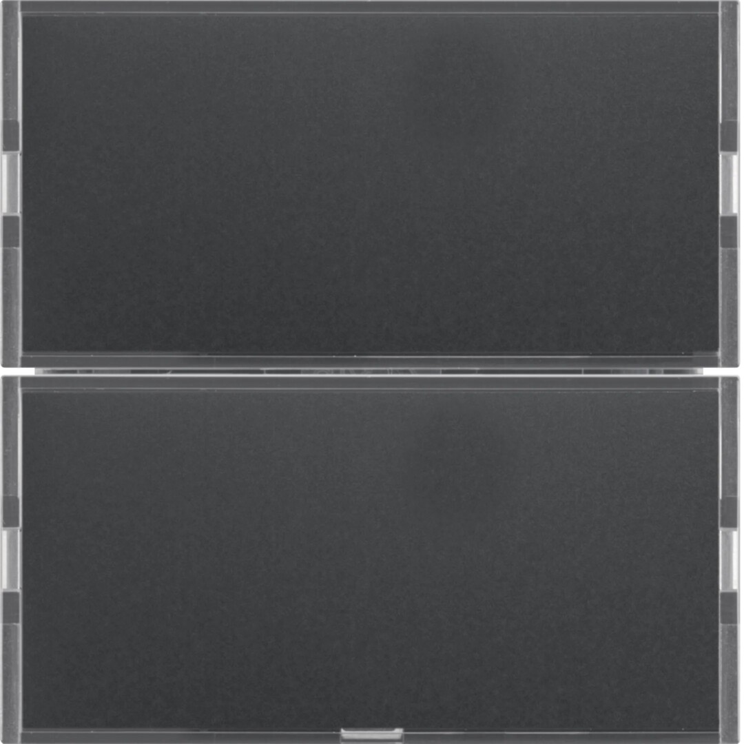 KNX bryter 2 kanals S.1/B.X antrasitt/aluminium