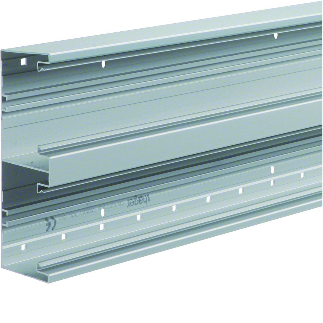 Kanalunderdel dobbel 68x210x2000 mm lakkert aluminium natureloksert