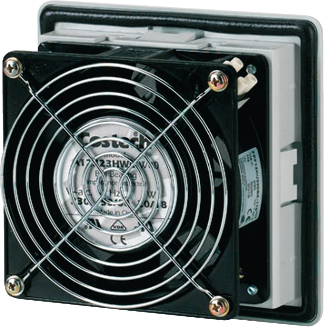 Vifter til fordelings-skap, 230 V, 20 W, 115m3/h, 250x250mm