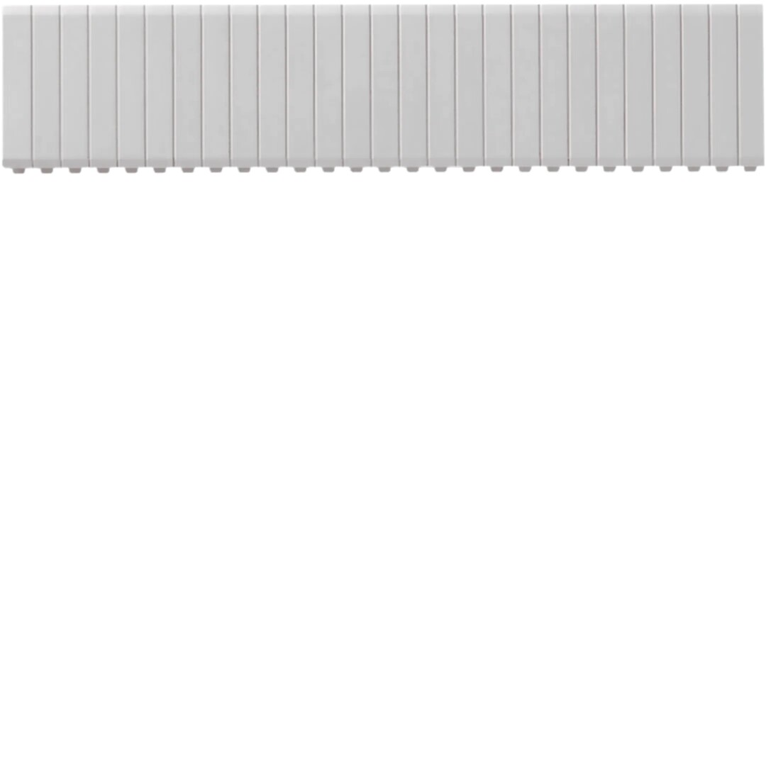 Dekkremse bredde 18 moduler – 315mm, polarhvit ral 9010