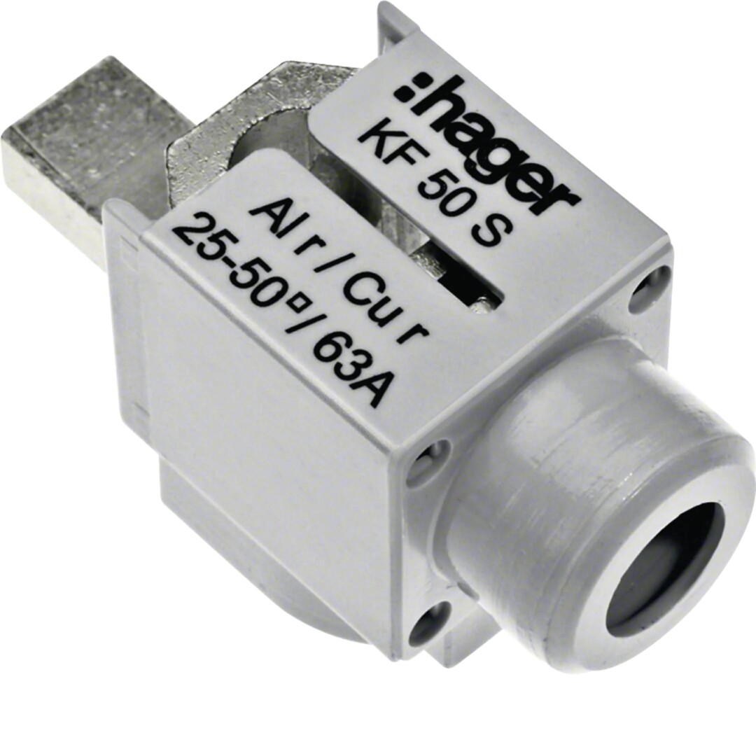 Tilkoblingsklemme 63A 400V al-cu 50mm2