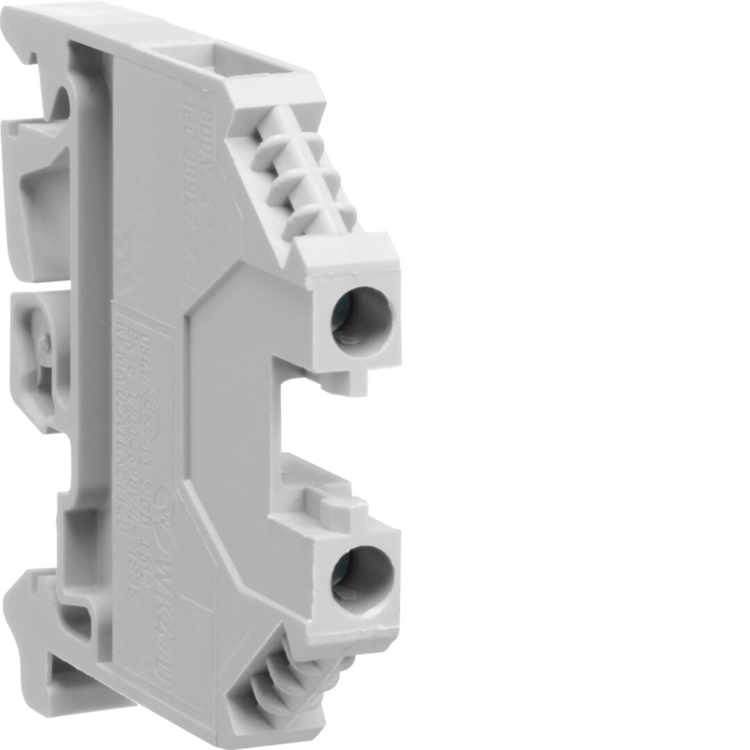 Rekkeklemme Fase, skrutilkobling 4mm2 bev ledning, 6mm2 helkjerne, 32A 800 V