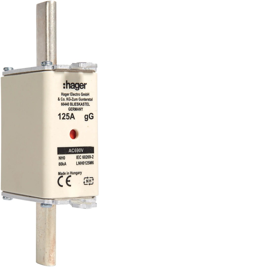 NH sikringer gG, 00-1-2-3, 10-400A, 690VAC