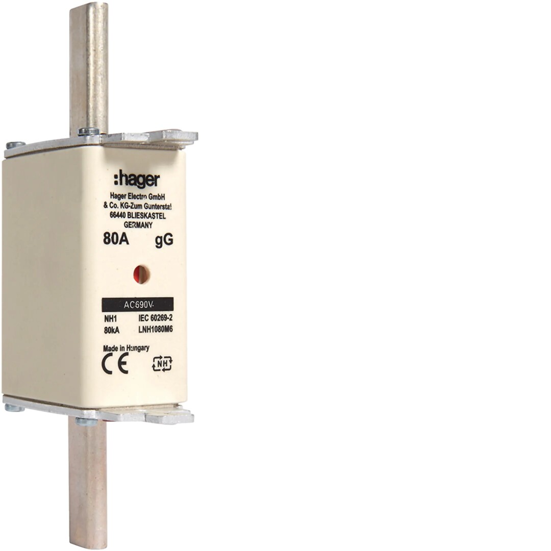 NH sikringer gG, 00-1-2-3, 10-400A, 690VAC