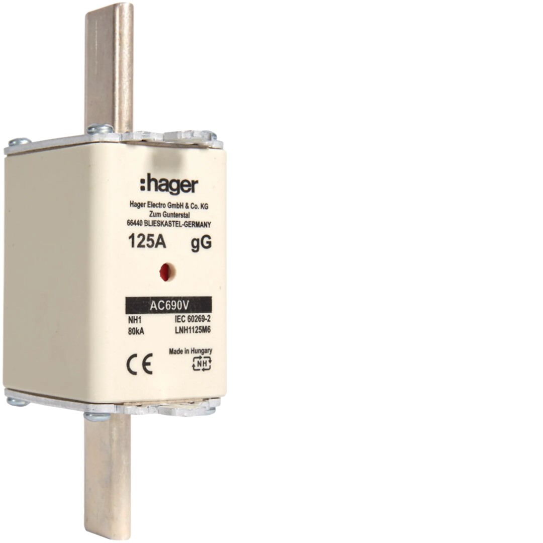NH sikringer gG, 00-1-2-3, 10-400A, 690VAC