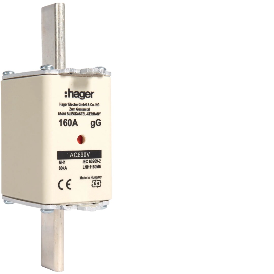 NH sikringer gG, 00-1-2-3, 10-400A, 690VAC