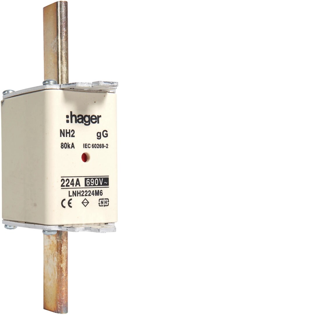 NH sikringer gG, 00-1-2-3, 10-400A, 690VAC