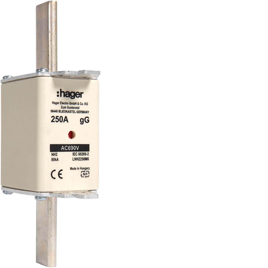 NH sikringer gG, 00-1-2-3, 10-400A, 690VAC