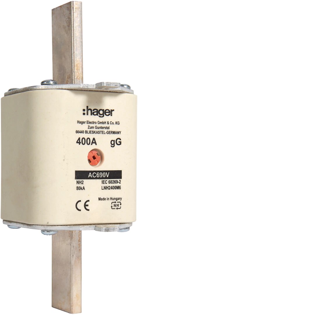 NH sikringer gG, 00-1-2-3, 10-400A, 690VAC