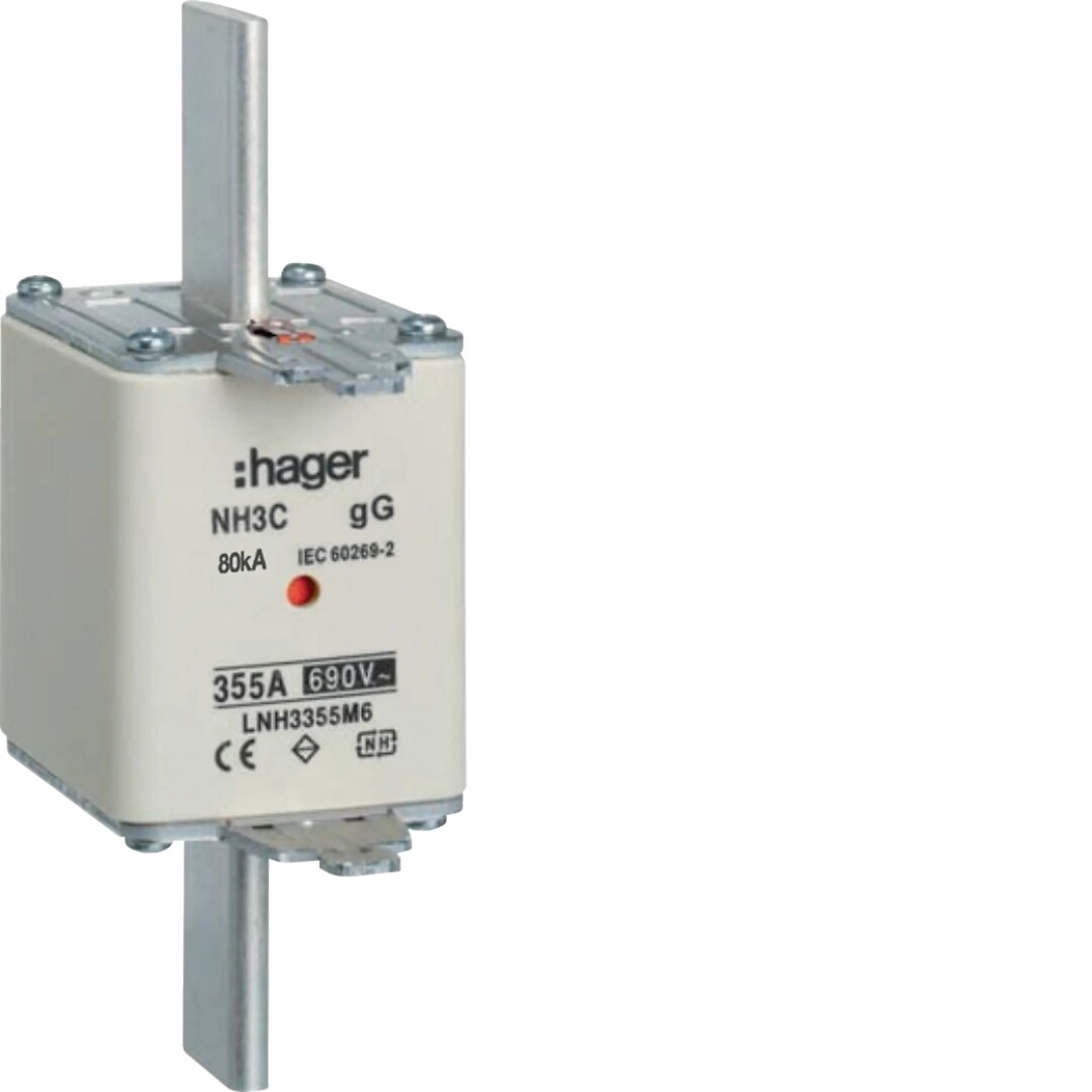 NH sikringer gG, 00-1-2-3, 10-400A, 690VAC