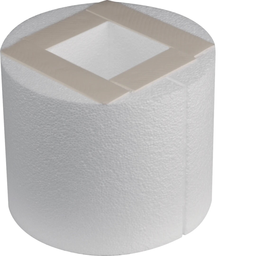 Isopor nedstøping, VR2 rund 242mm H=200