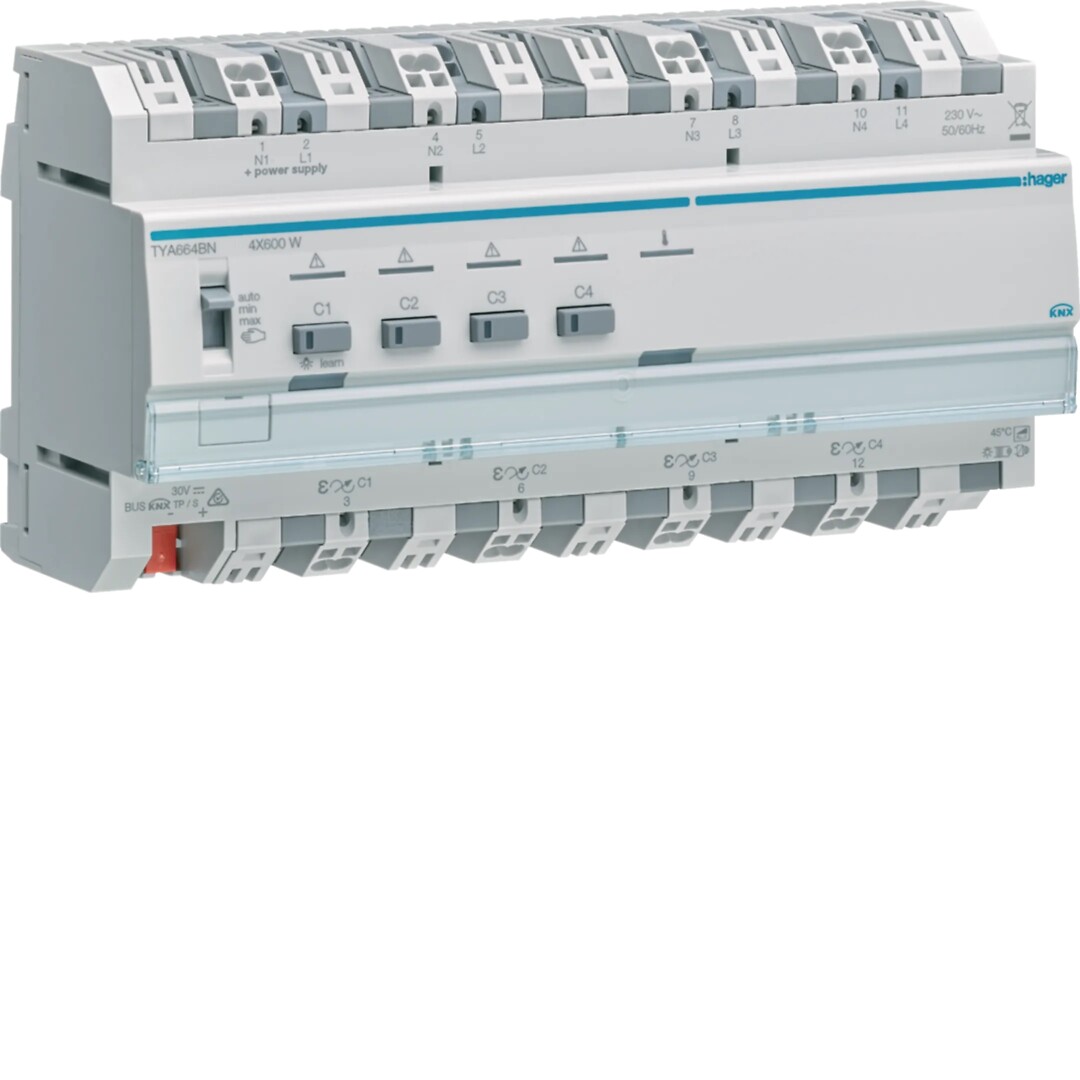 KNX UNIVERSALDIMMER 4×600 W
