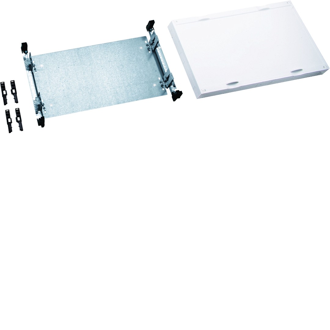 univers N kit, montasjeplate – justerbar dybde, tett deksel, h300xb500mm