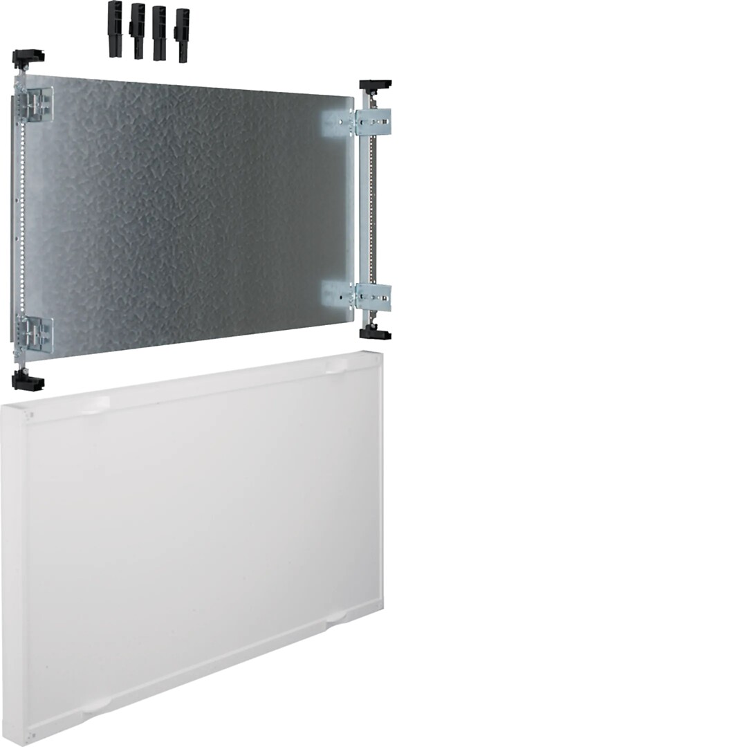 univers N kit, montasjeplate – justerbar dybde, tett deksel, h450xb750mm