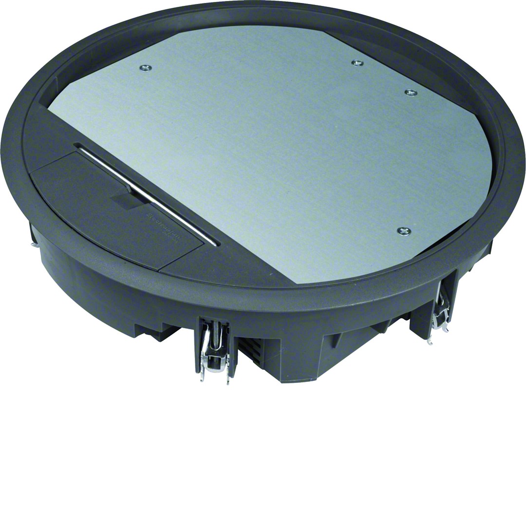 Gulvboks R10, 12mm lokk, svart farge