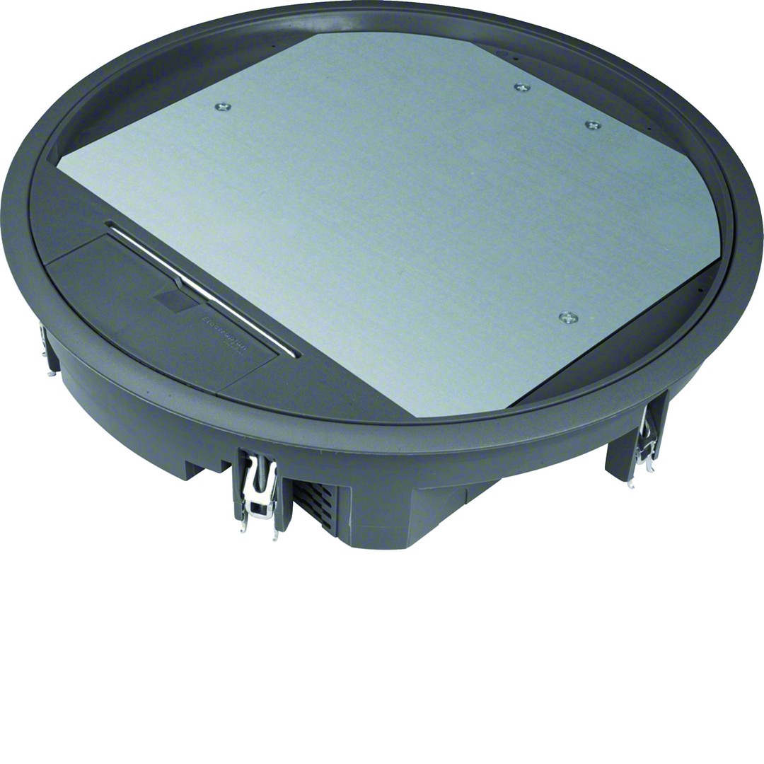 Gulvboks R12, 12mm lokk, svart farge