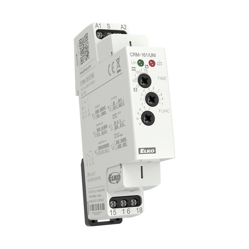 Aikarele monitoimi 1vk 8A k.24-240VAC/24VDC