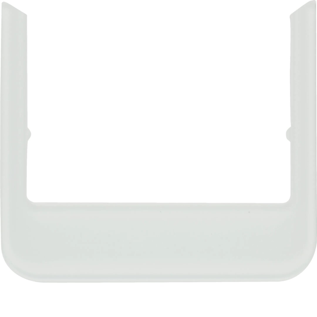 Designkehys huonesäätimelle 75740101 Berker R.1 lasi puhtaanvalkoinen