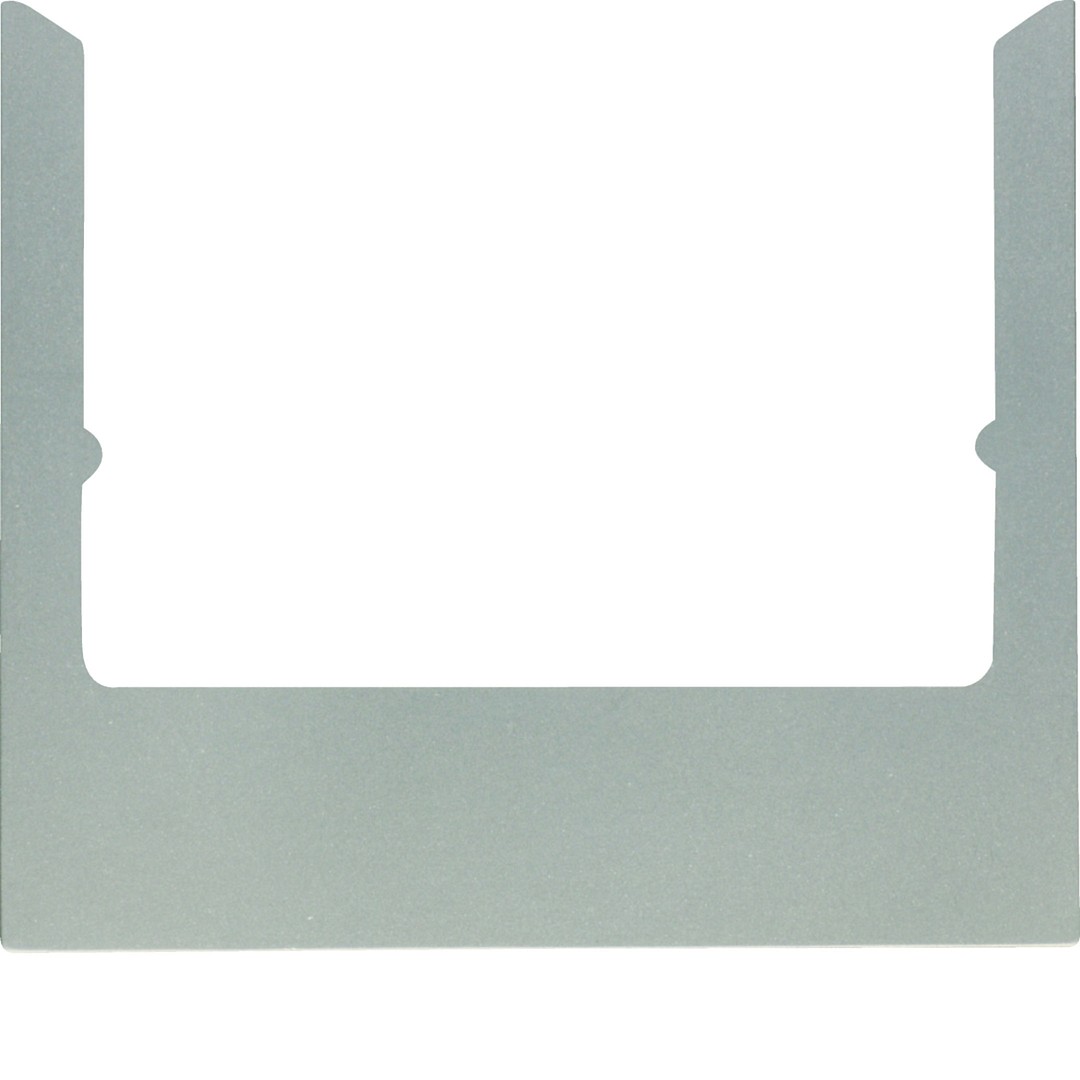 Designkehys huonesäätimelle 75740101 Berker R.3 ruostumaton teräs, metalli matta