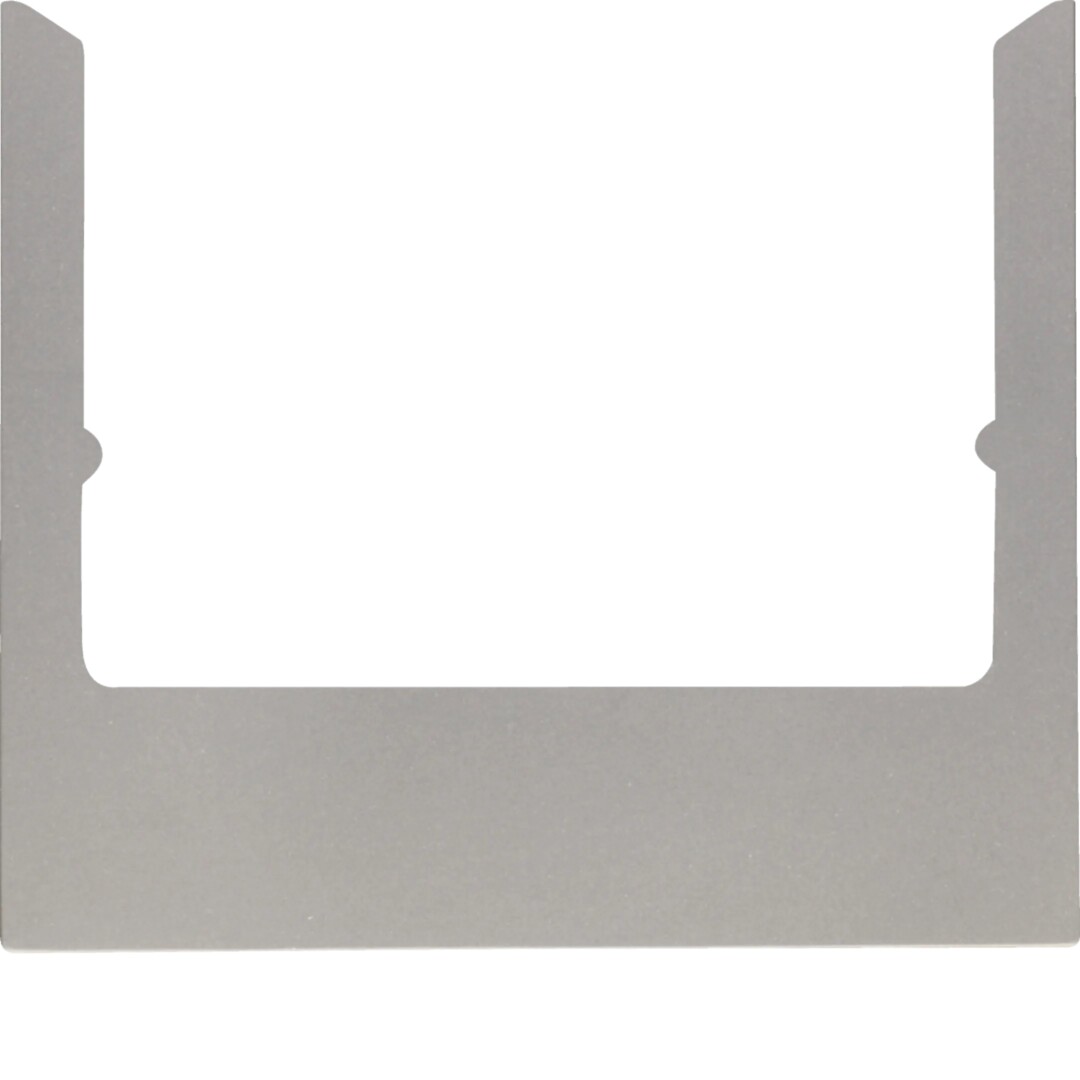 Designkehys huonesäätimelle 75740101 Berker R.3 ruostumaton teräs, metalli matta