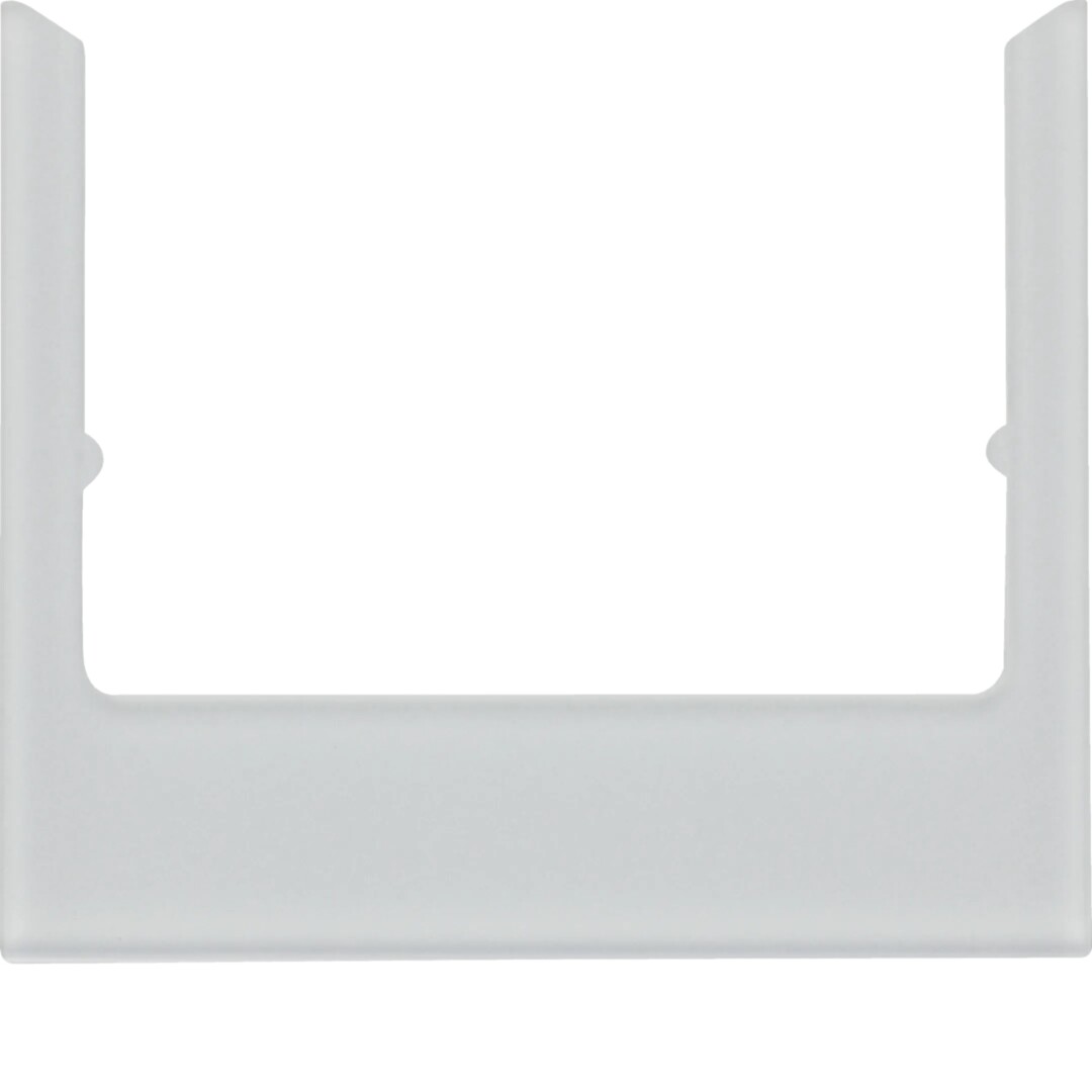 Designkehys huonesäätimelle 75740101 Berker B.7 lasi alumiini