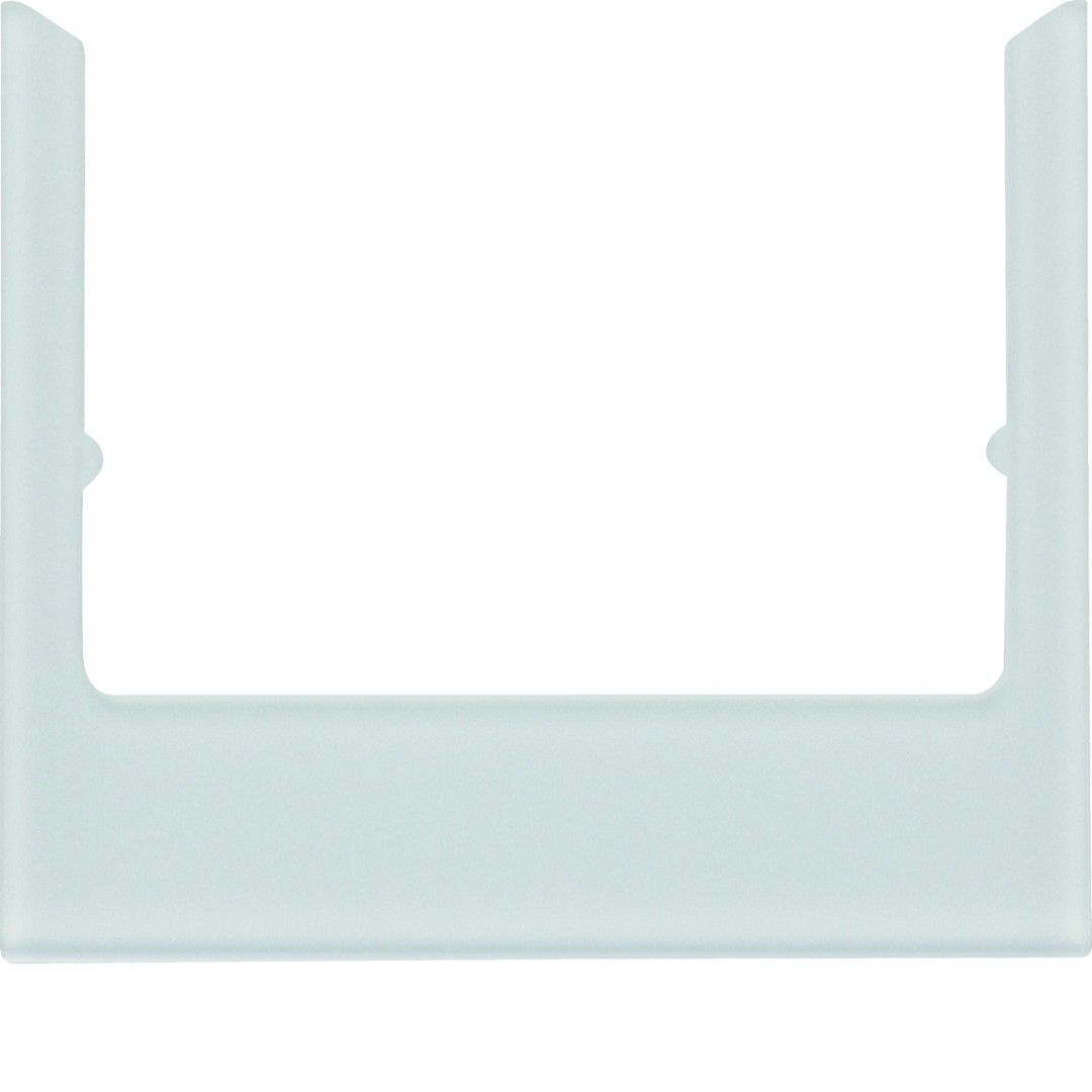 Designkehys huonesäätimelle 75740101 Berker B.7 lasi alumiini
