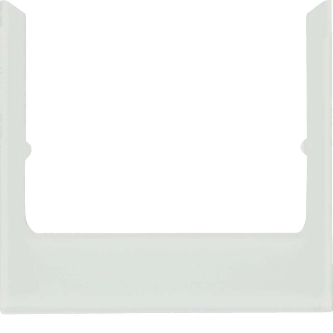 Designkehys huonesäätimelle 75740101 Berker B.7 lasi puhtaanvalkoinen