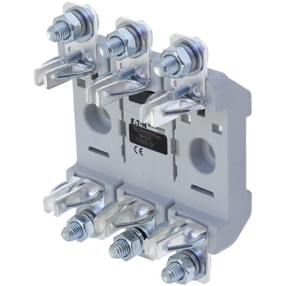 Kahvavarokealusta 3 napainen alusta NH00/000 690VAC aR 160A M8-M8