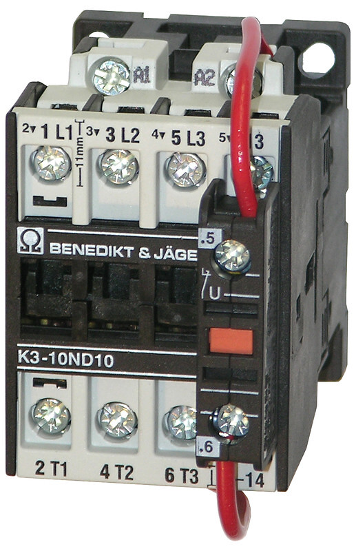 Apukontaktori K3-07ND22 2s+2a 4A 24VDC