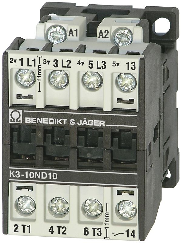 Kontaktori K3-22A01 11kW 3s 1a ak 230V