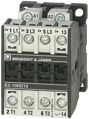 Kontaktori K3-22ND01 11kW 3s 1a ak 24VAC