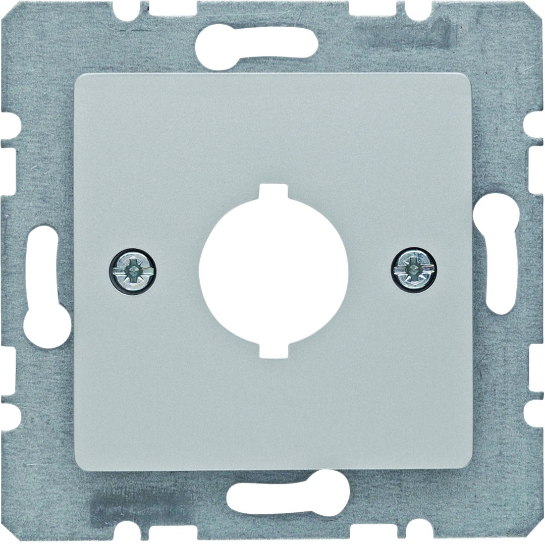 Keskiölevy 50×50 kalusteille Ø18.8mm asennusaukolla, S.1/Q.x/K.5, alu matta/sam.