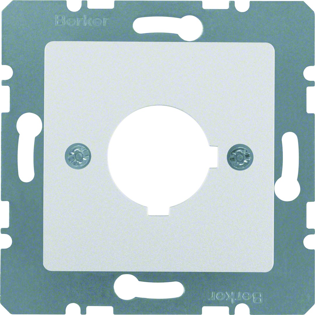 Keskiölevy 50×50 kalusteille Ø22.5mm asennusaukolla, S.1/Q.x/K.5, alu matta/sam.