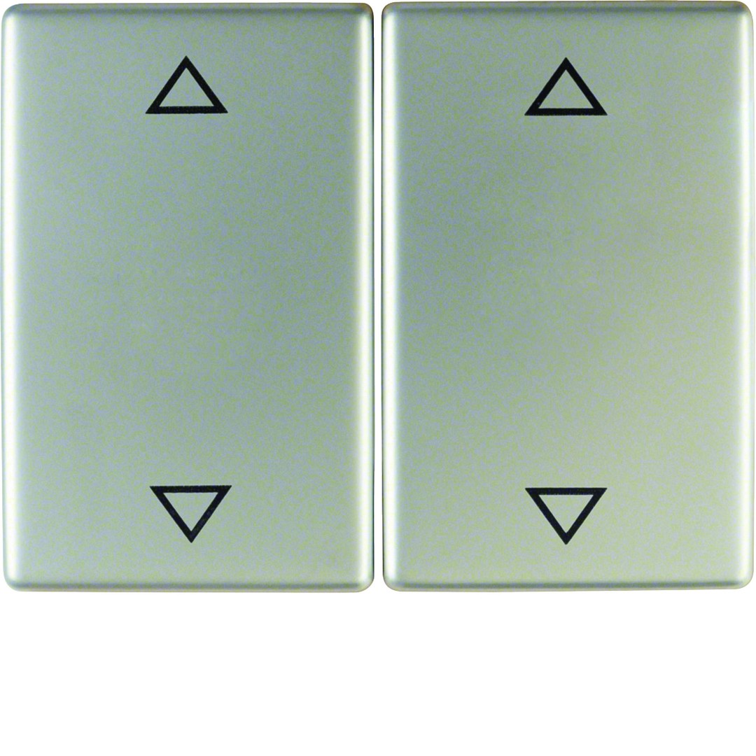 Keskiölevy verhokytkimelle/-painikkeelle 6+6, K.5, ruostumaton teräs
