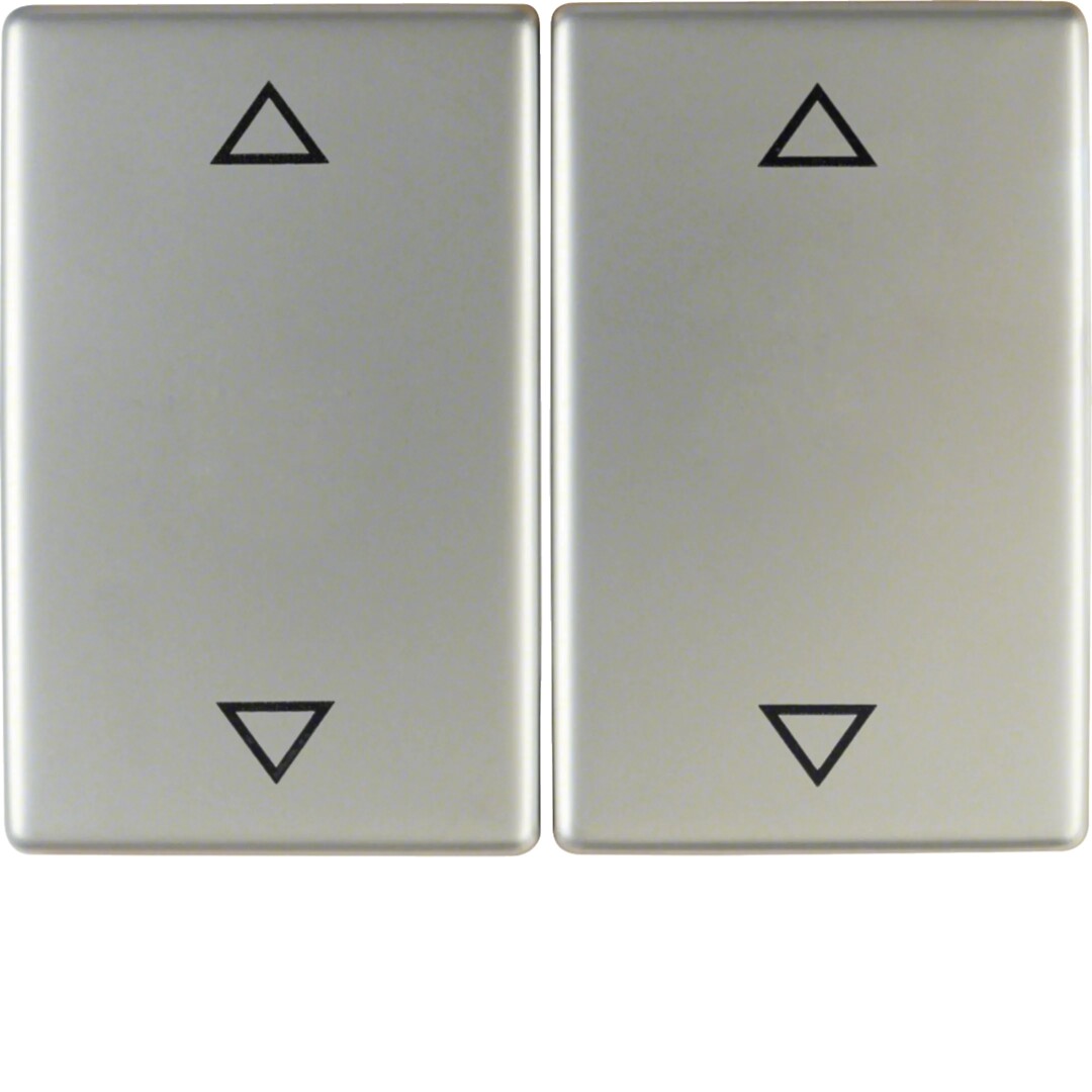 Keskiölevy verhokytkimelle/-painikkeelle 6+6, K.5, ruostumaton teräs