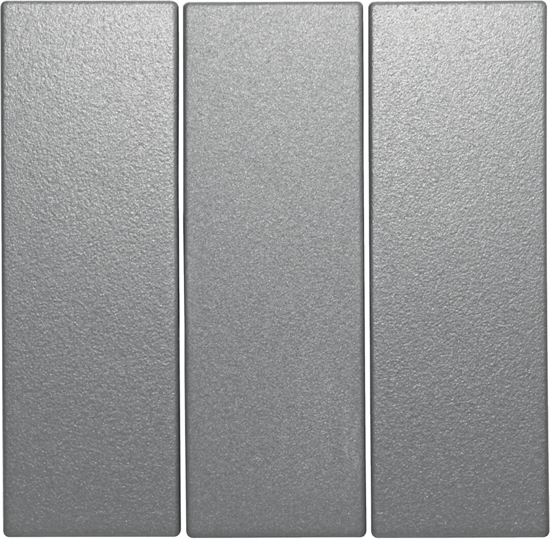 Vipu kytkimelle 1+1+1, S.1/B.x, alumiini matta, maalattu