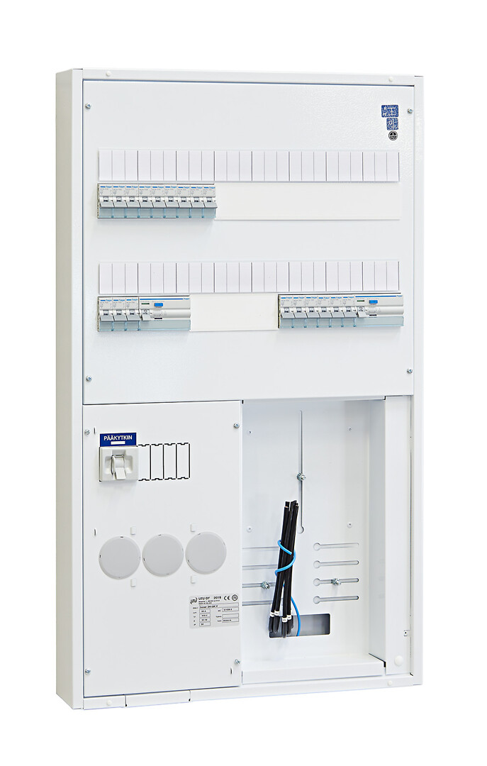 Mittauskeskus IP30 pinta/uppo In=35A, 1T, JSK 9xC10A+9xC16A, 1xVVSK, IPV