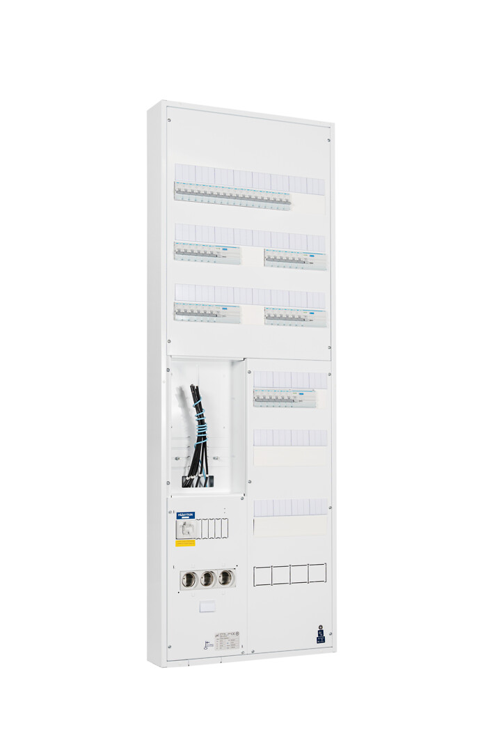 Mittauskeskus IP30 pinta/uppo In=50A, 1T, JSK 24xC10A+24xC16A, 5xVVSK