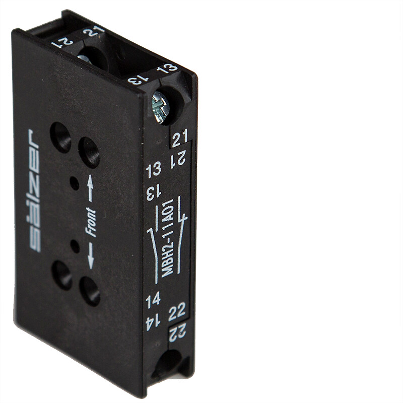 Apukosketinmoduuli 1sj+1a kytkimille H2xx etureunakiinnitys