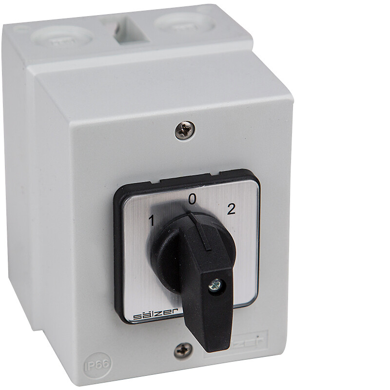 Suunnanvaihtokytkin P220 1>0<2 3N 20A kot. IP66