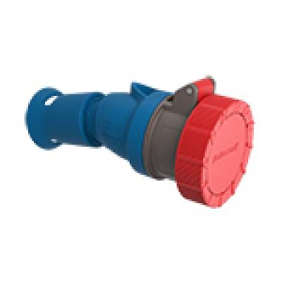 Voimajatkopistorasia 3P+N+E 32A 400V IP66 IP67 IP69 1-10mm2 6h