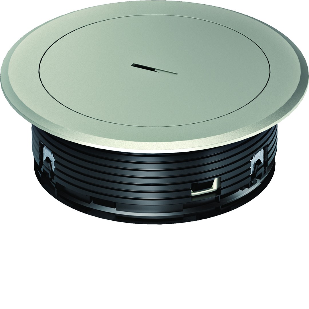 Kaapeliläpivientirengas metalli kaapeliputkella pinnoille >32mm hopea IP66