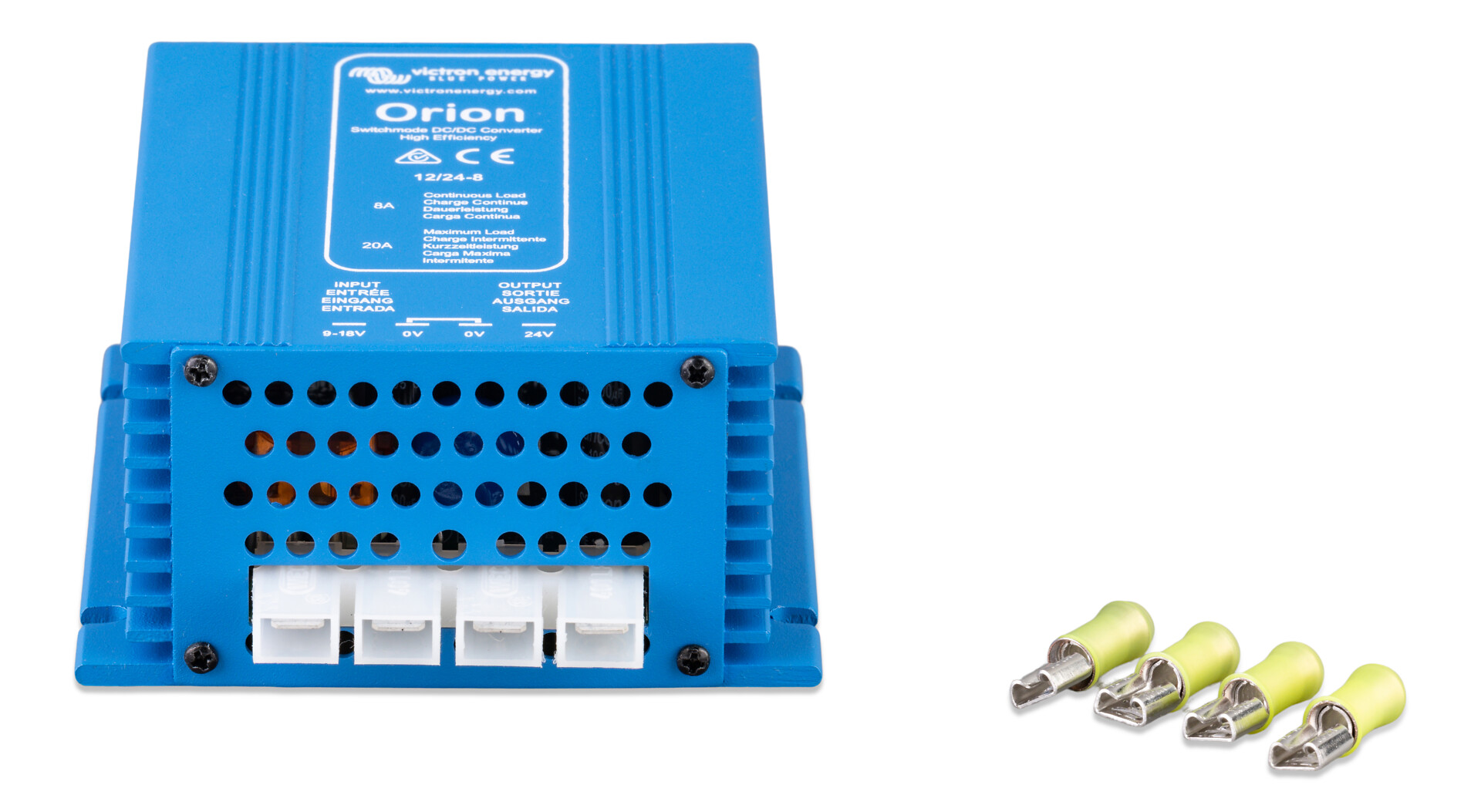 Jännitemuuttaja Orion 12/24-8 DC-DC converter IP20