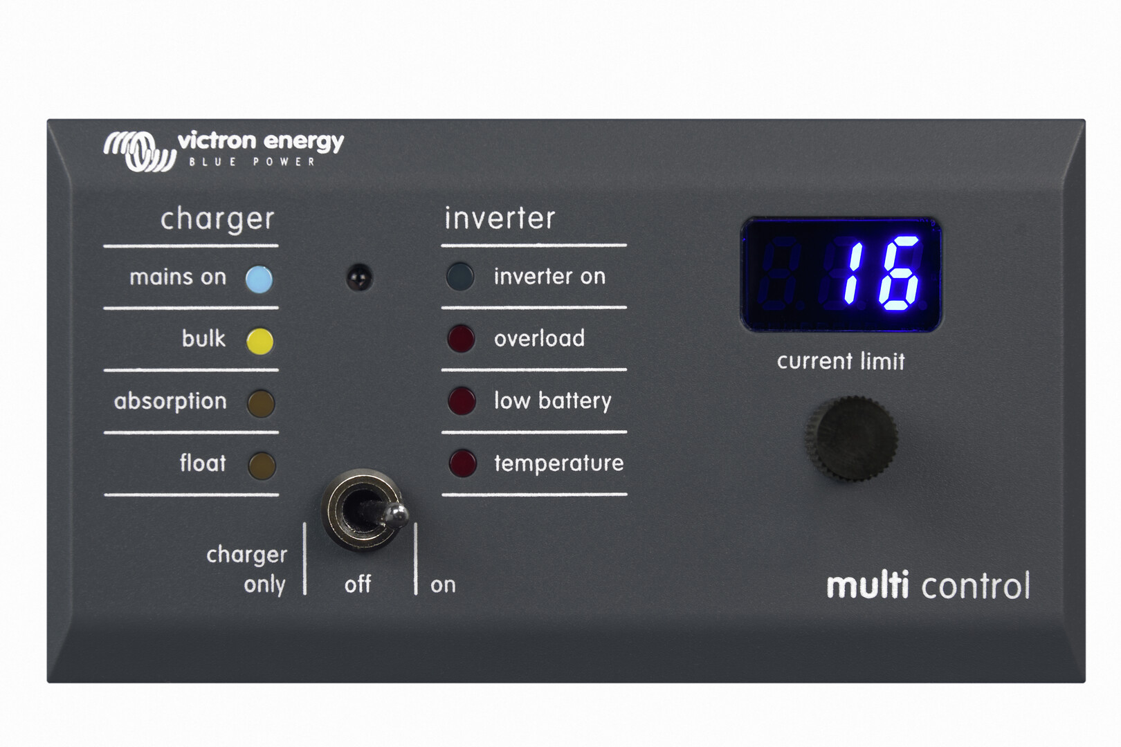 Ohjain Victron Energy Digital Multi Control 200/200A GX