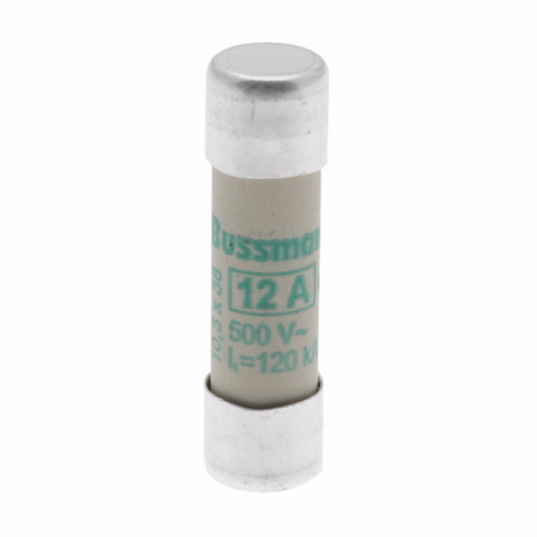 Keraaminen putkisulake12 A 500VAC koko 10x38mm aM IEC