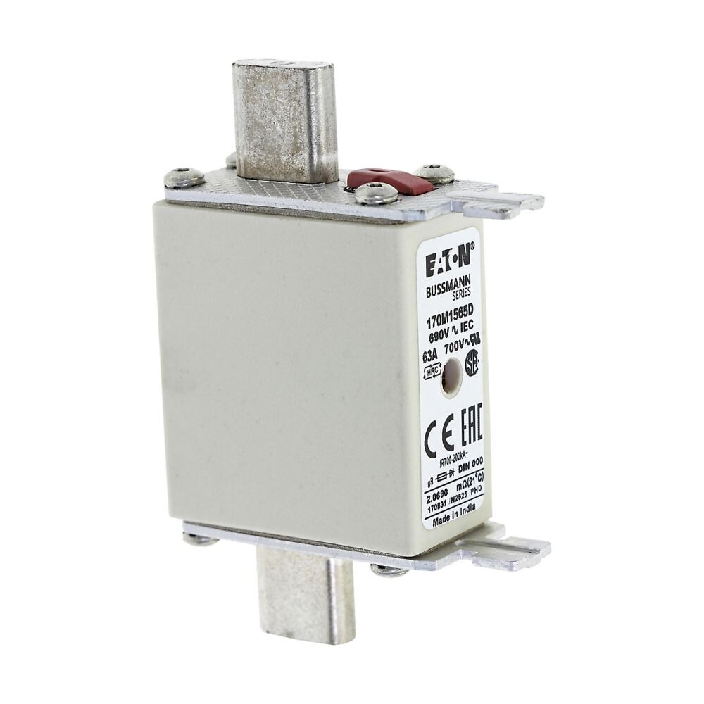 Erikoisnopea kahvasulake 63A 690VAC DIN 000 gR IEC