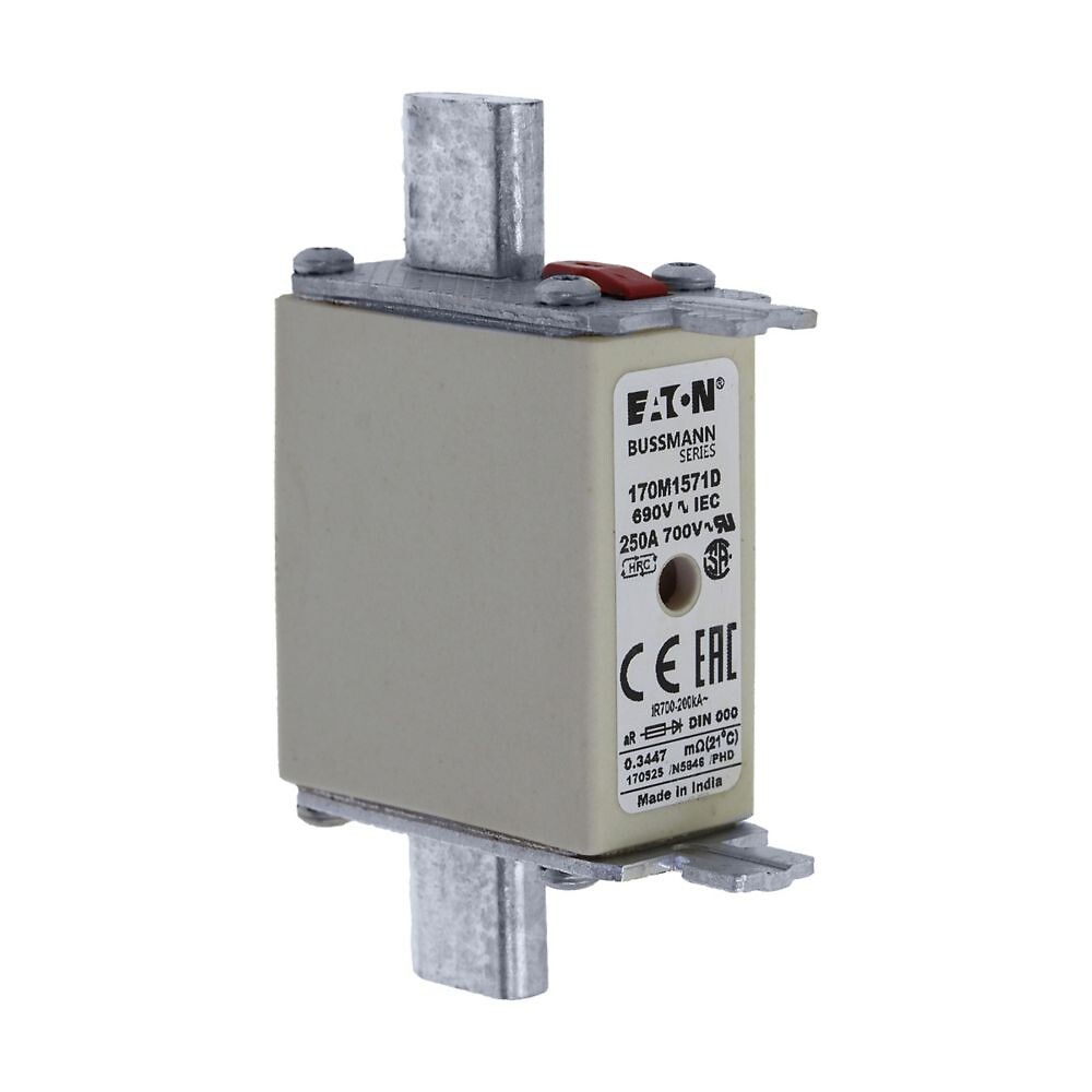 Erikoisnopea kahvasulake 250A 690VAC DIN 000 aR IEC